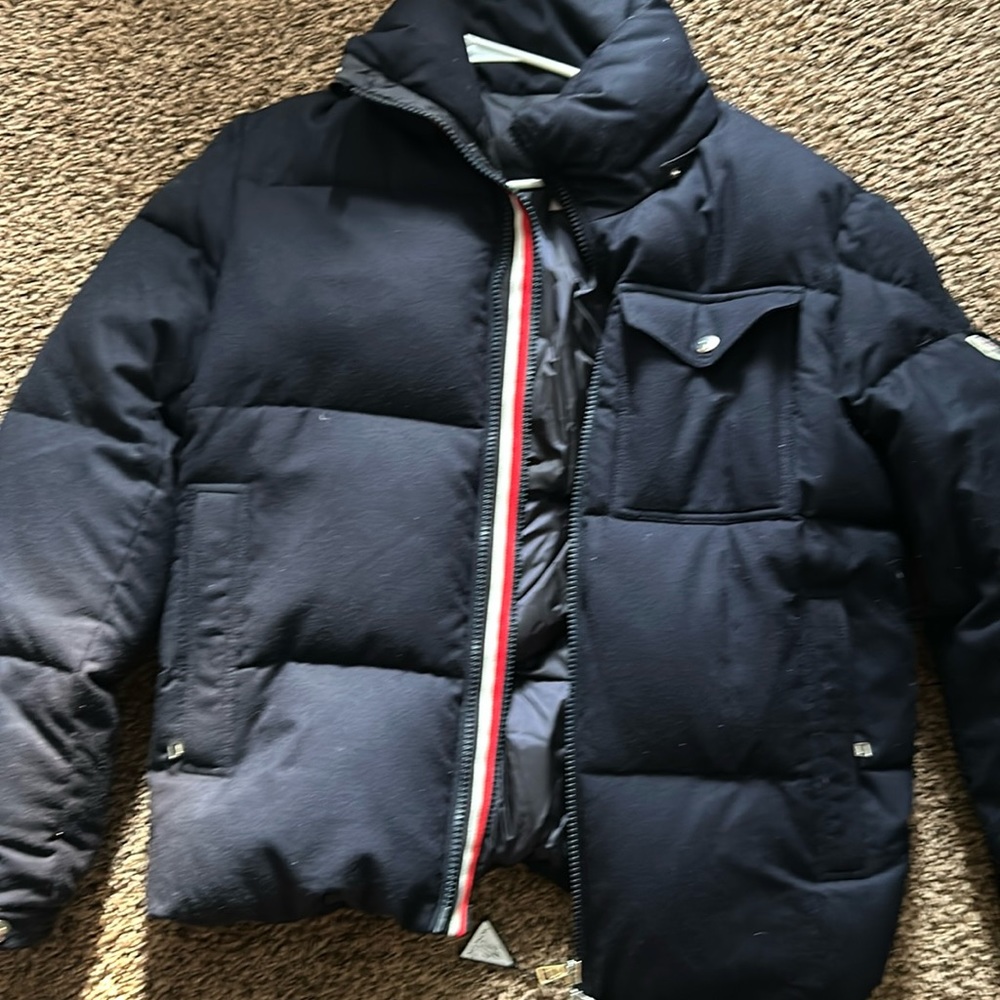 Monclear coat w hoodie